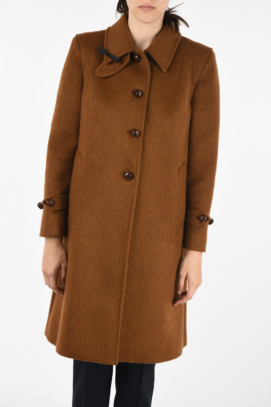 Miu Miu balmacaan coat women - Glamood Outlet