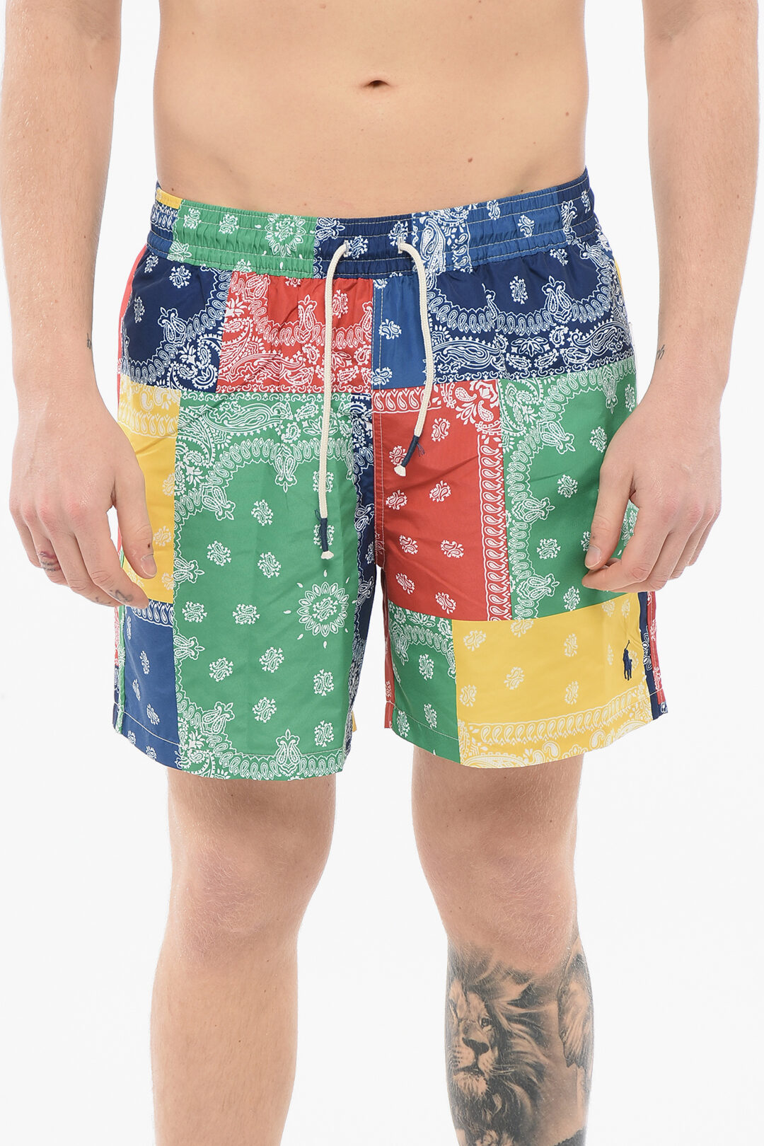 Polo Ralph Lauren Bandana Patterned Swim Shorts men Glamood Outlet