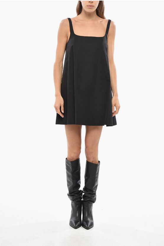 Wardrobe.nyc Bare Back Flared Minidress