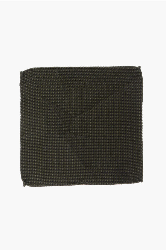 Dsquared2 Barleycorn Motif Silk Pocket Square