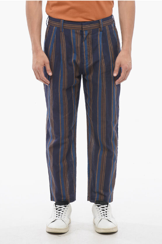 Viktor & Rolf Bayadere Patterned Cotton Chinos Pants