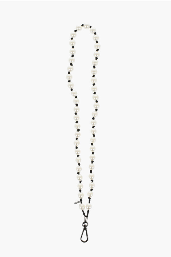 MAISON MICHEL BEADED MARTINE SHOULDER STRAP TO ATTACH TO HAT LOOP