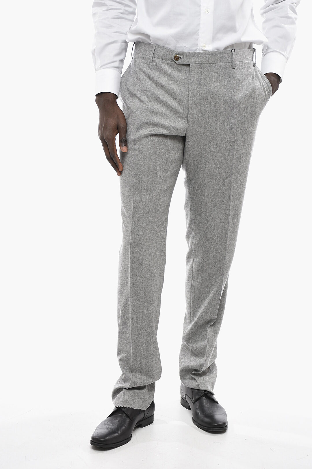 Ladies' Steel Grey Synergy Dress Pant (No Belt Loops) – UniformsInStock.com