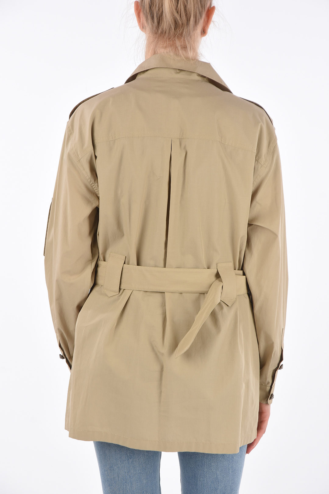 Dolce & Gabbana Belted Cropped Trench women - Glamood Outlet
