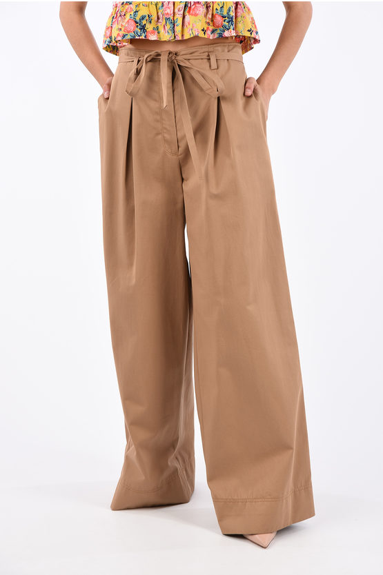 Tory Burch Belted Wide Leg Pants women 