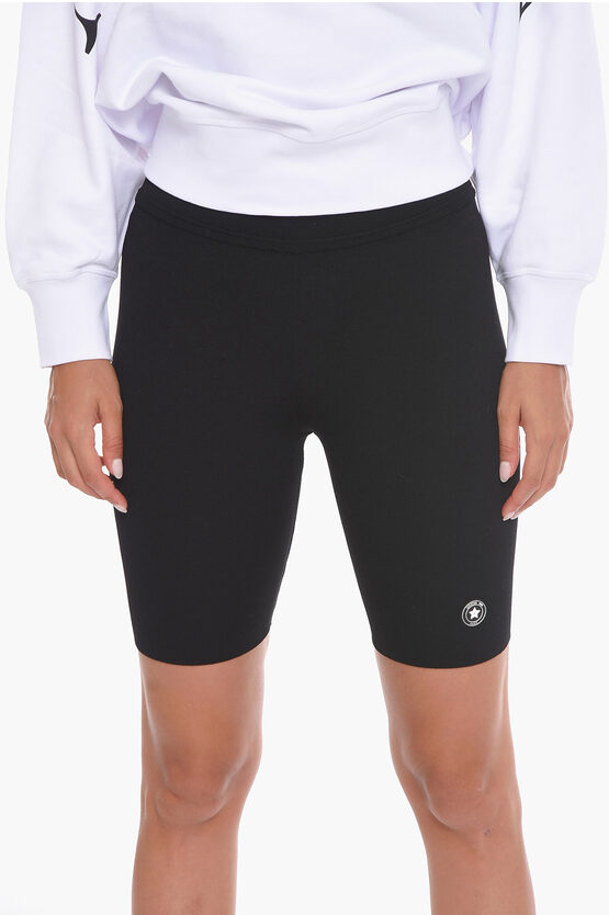 Dior Biker Shorts With Embossed Logo Application In Black