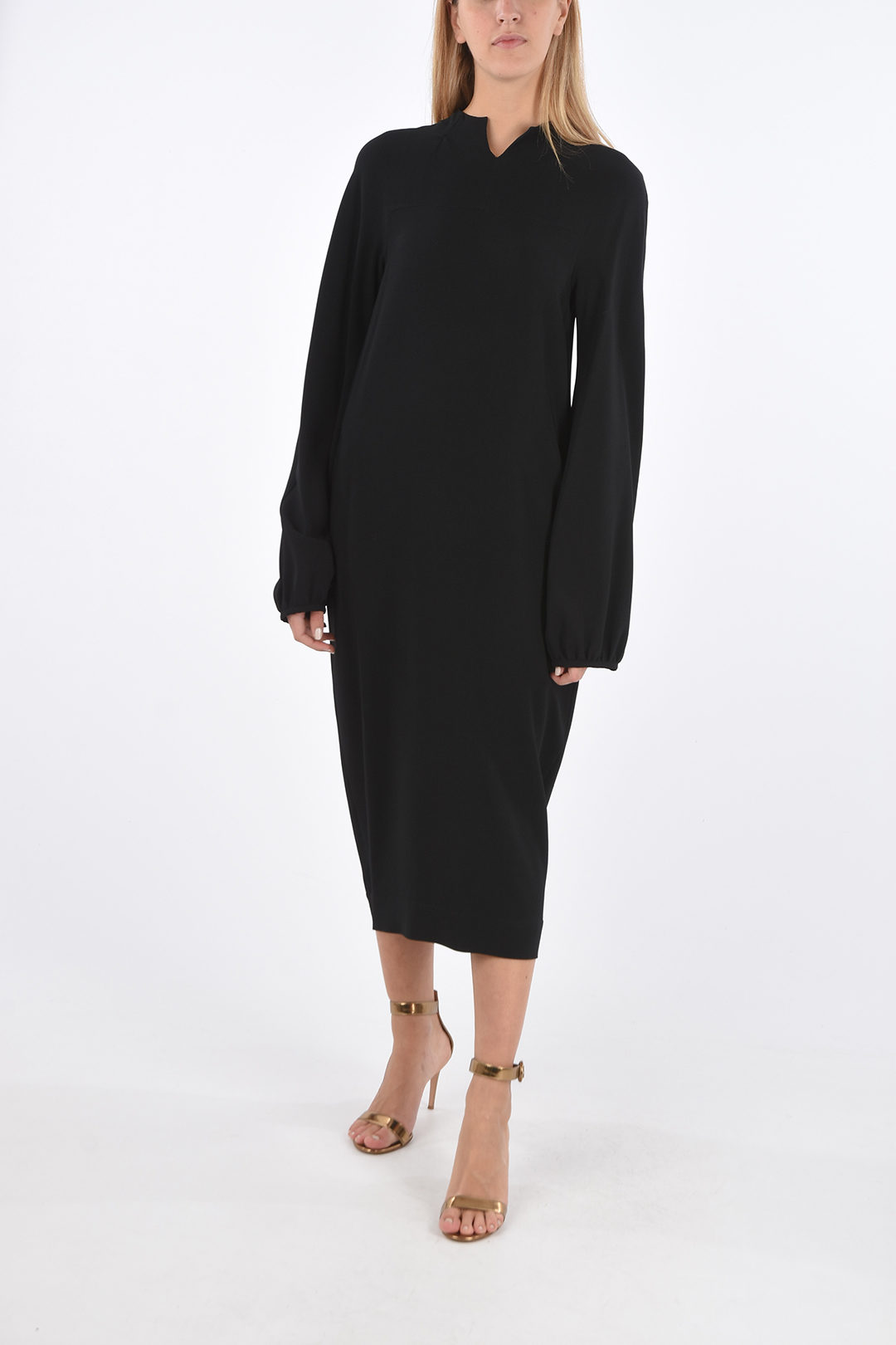 Rochas bishop sleeve maxi Tunic women - Glamood Outlet