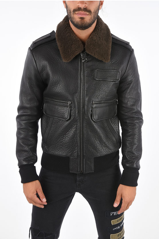 big l leather jacket