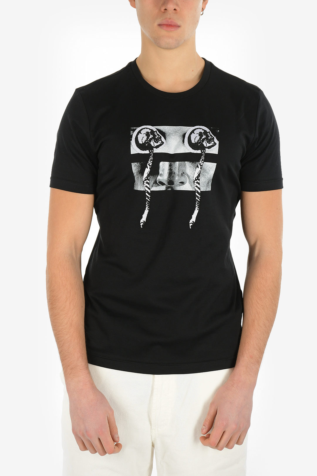 Diesel BLACK GOLD Printed embroidered TY-X1 T-shirt men