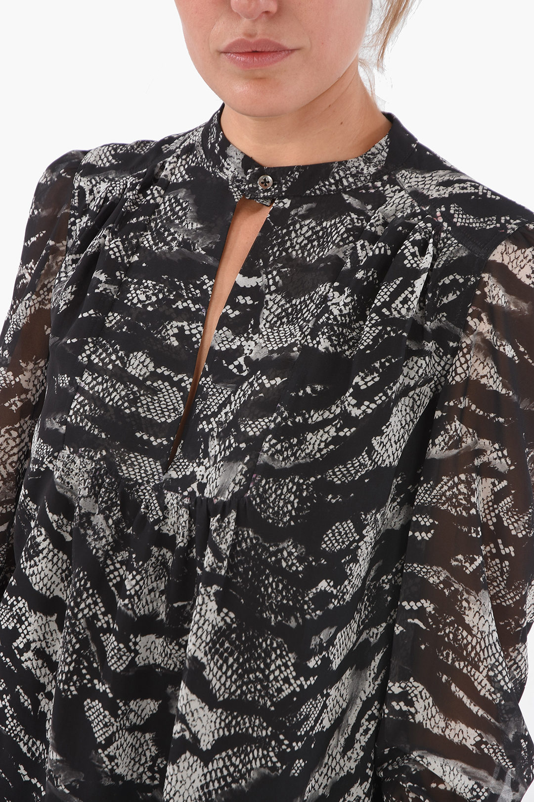 gold snakeskin shirt