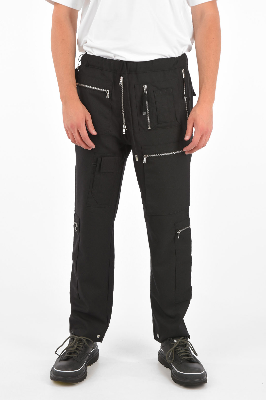 Vega Double Pocket Cargo Pants (Dark Taupe) | The Tinsel Rack