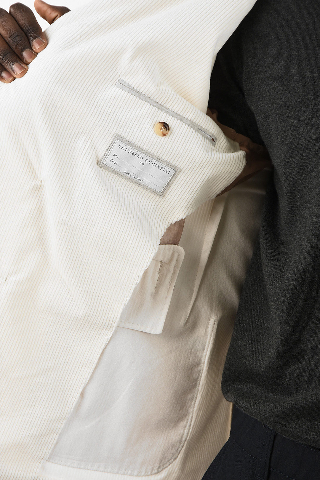 Blazer Uomo Due Bottoni Elegante - Tinta Unita Con Spacco Posteriore Per Business E Cerimonie - Foto 7