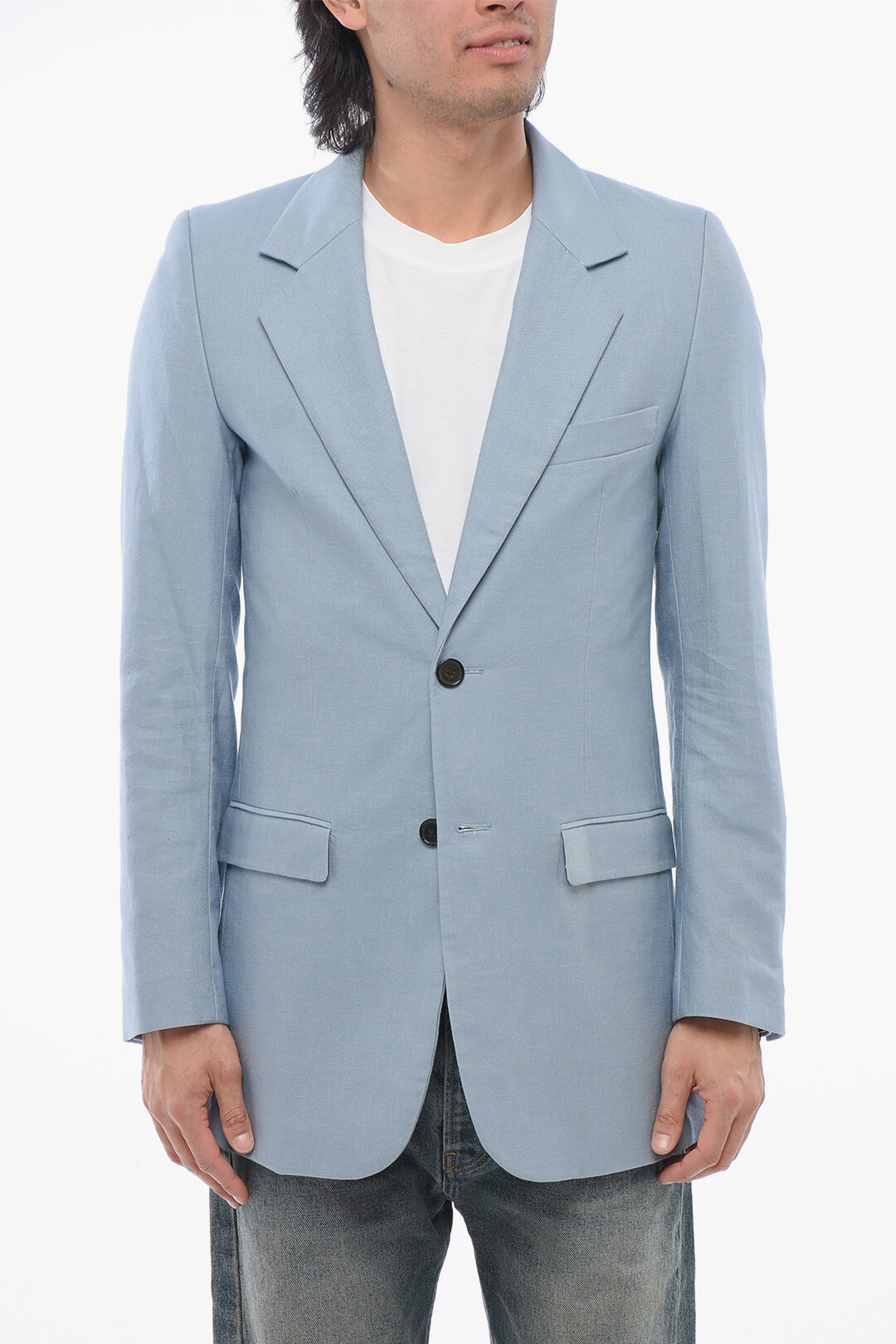 Costume Blazer Slim En Coton à Carreaux Pour Garçon - 5