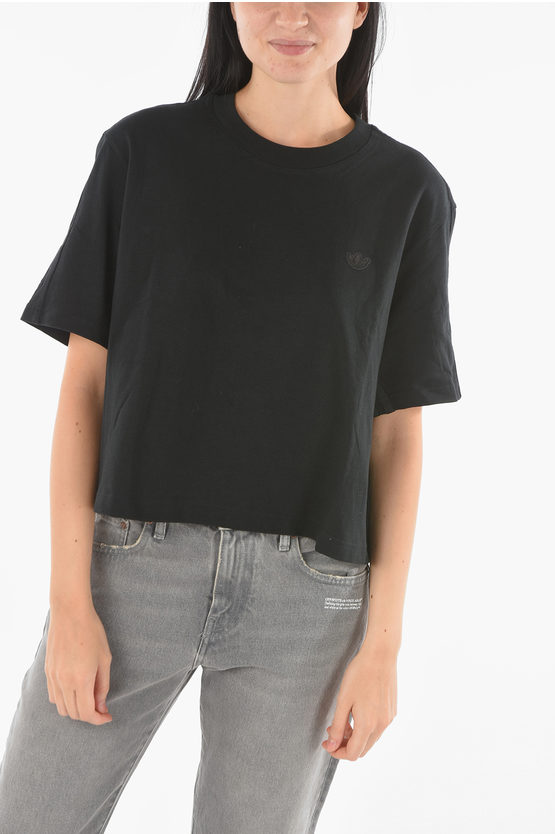 Adidas BLUE VERSION Brushed Cotton Tshirt women Glamood Outlet