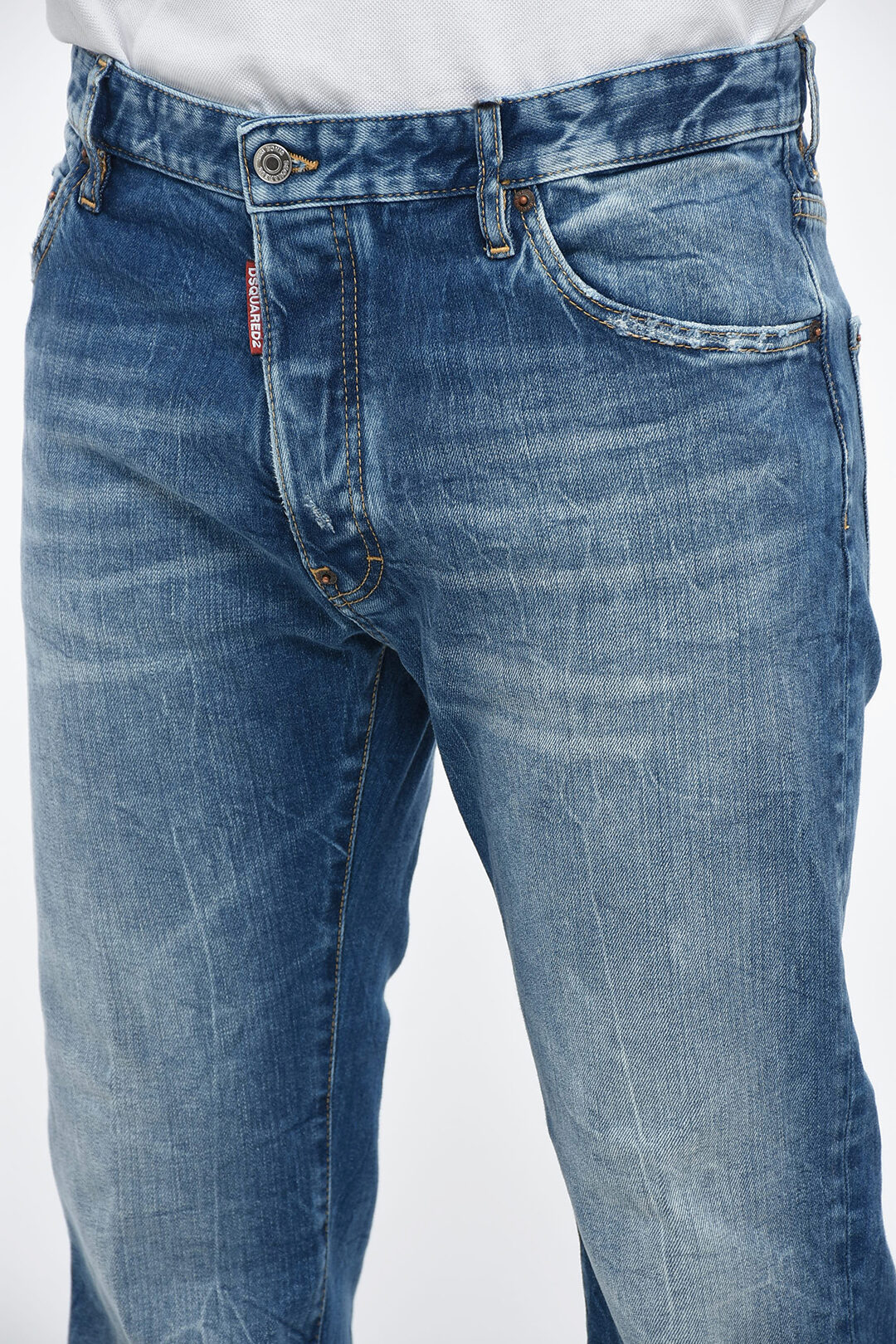 46 なめ DSQUARED2 BOB JEAN パッチ デニム