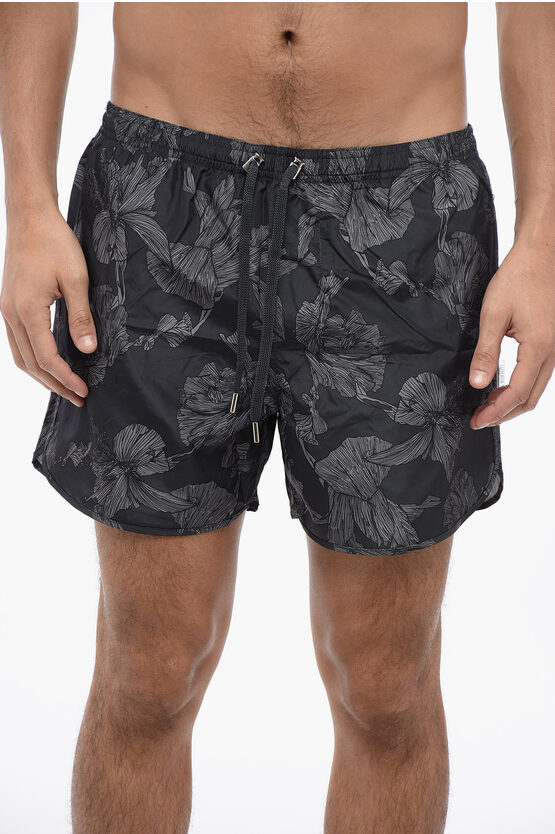 NEIL BARRETT BOLD FLOWERS SWIM SHORTS 