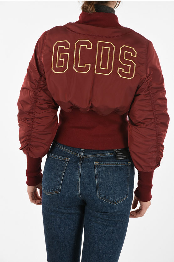 GCDS Bomber Crop Ricamato donna Glamood Outlet