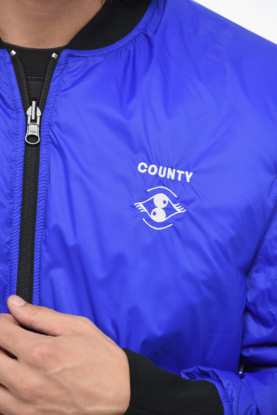 Marcelo Burlon Bomber Imbottito CROSS con Design Reversibile uomo