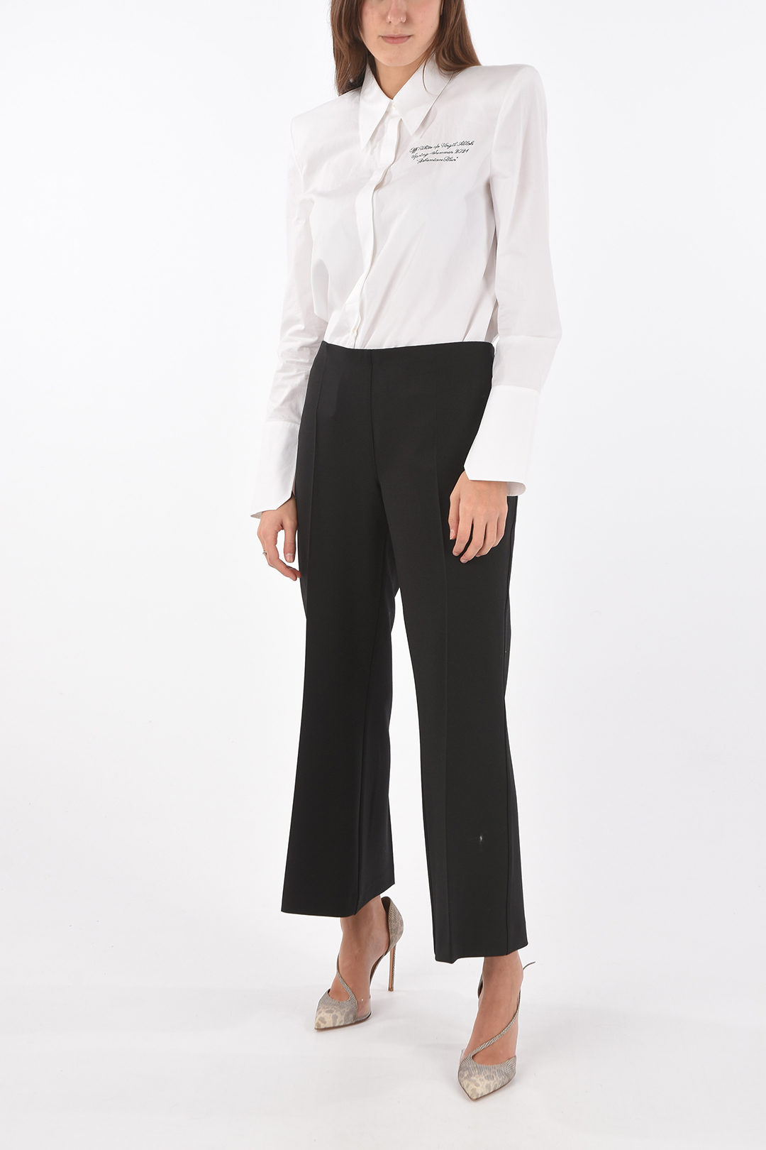 Parosh Boot-cut Trousers LILIUXY with 