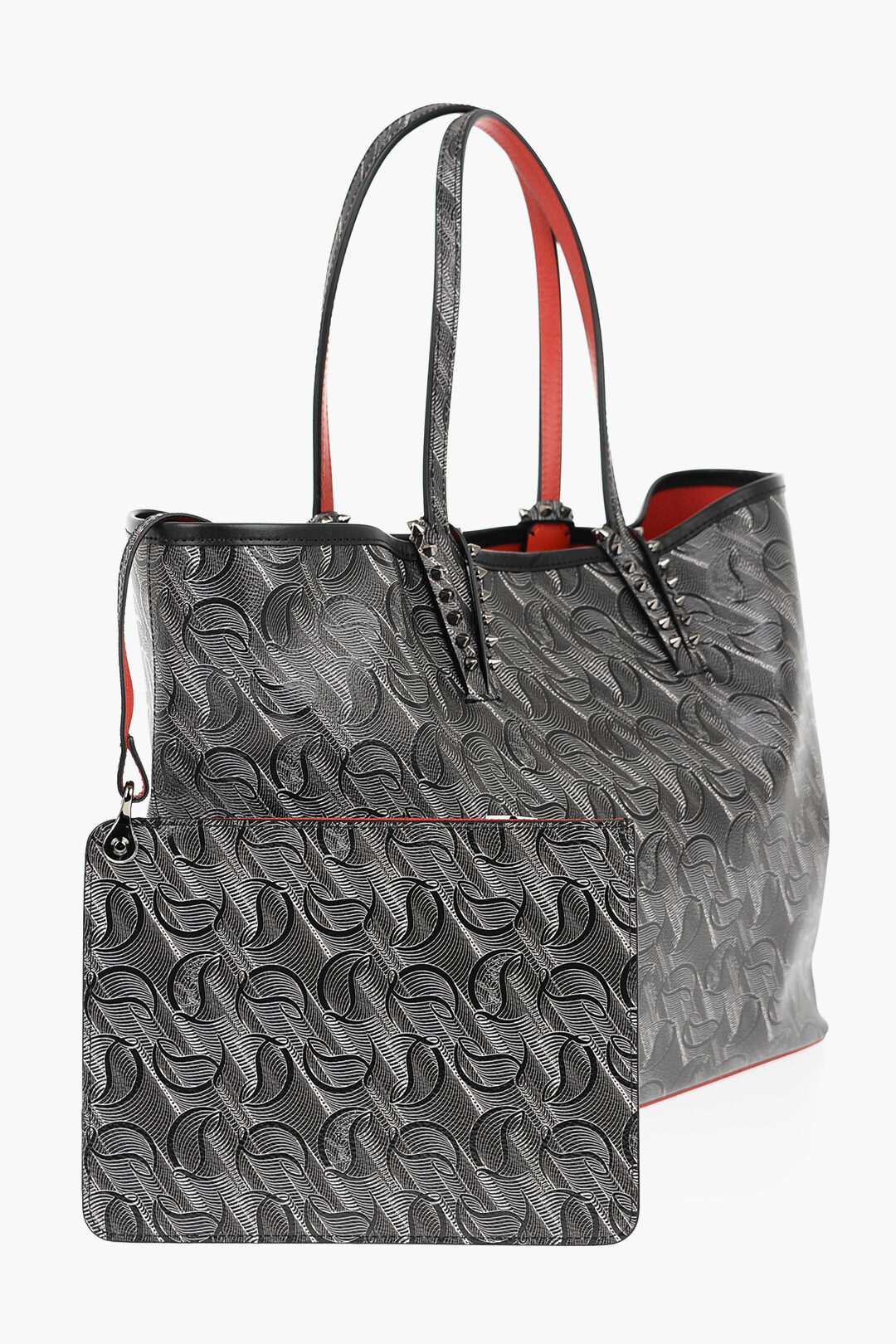 Borsa Tote CABATA in Pelle Monogram con Pochette Interna