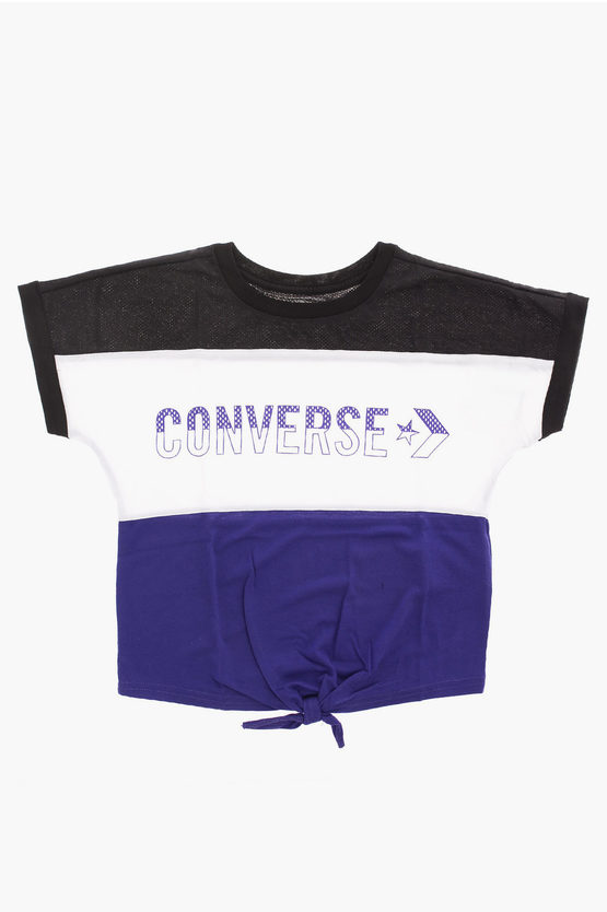 Converse Kids' Bow T-shirt In Black