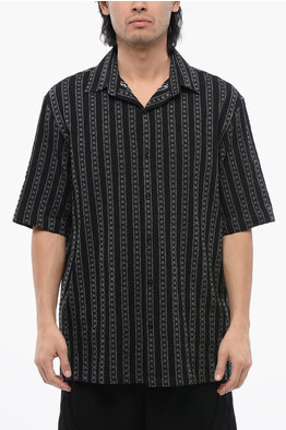 Raf Simons Short Sleeve Polka Dots Classic Collar Shirt men