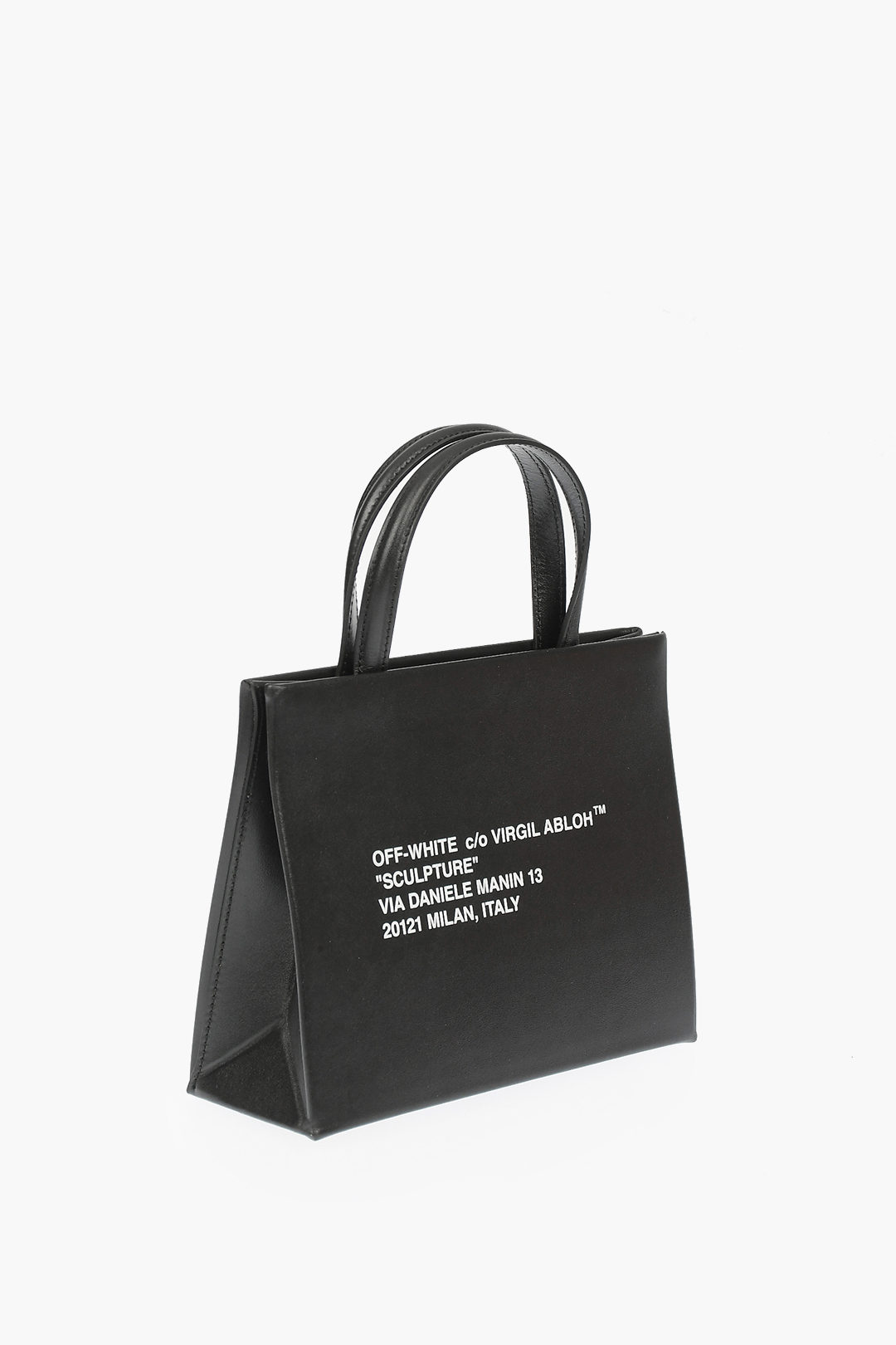 Shop Off-White's Cocco Box Bag in Black