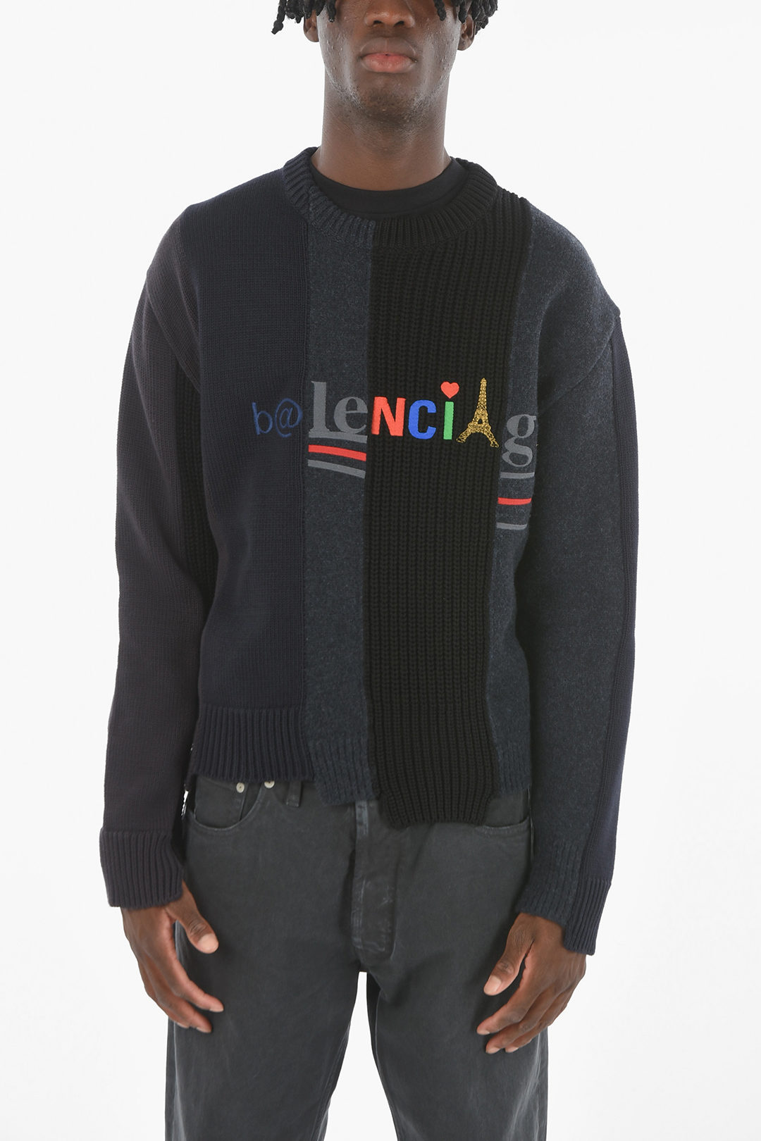 予約販売品】 BALENCIAGA - Balenciaga ニット+セーター BRAIDED SWEATER CABLE-KNIT ニット+セーター  - zenkoh.com