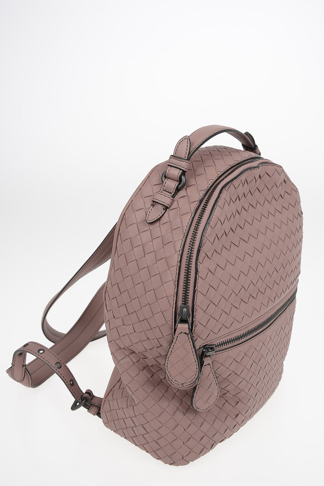 Braided leather Backpack