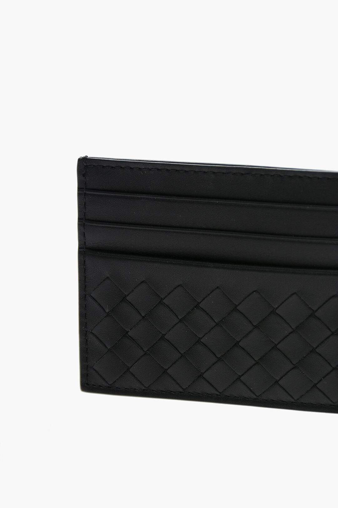 Bottega Veneta Braided Leather Card Holder men - Glamood Outlet