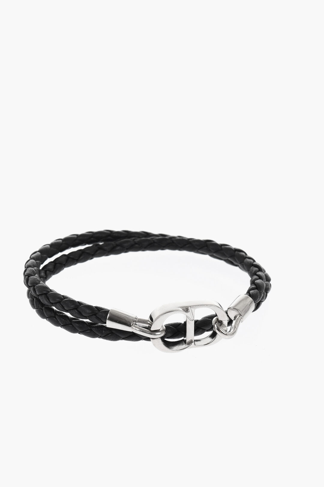 希少✨Dior Vintage Braided leather Bangle CHRISTIAN DIOR by Galliano Lace Leather Bracelet Vintage '02