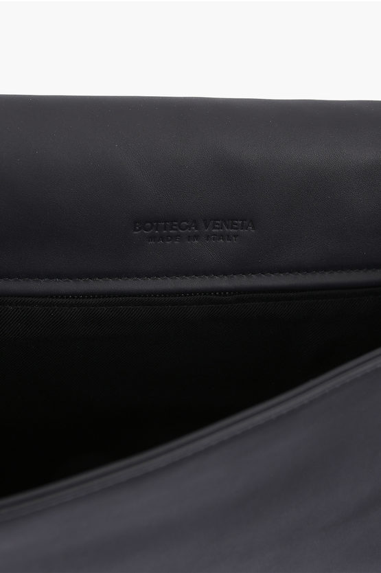 Bottega Veneta Braided Leather Messenger Bag with Magnetic Fastening ...