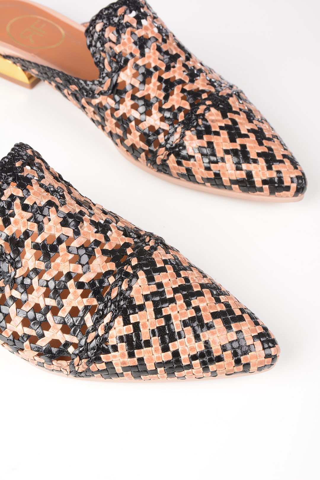 Eindig keten stijl Roberto Festa Braided Leather OSAKA Slippers women - Glamood Outlet