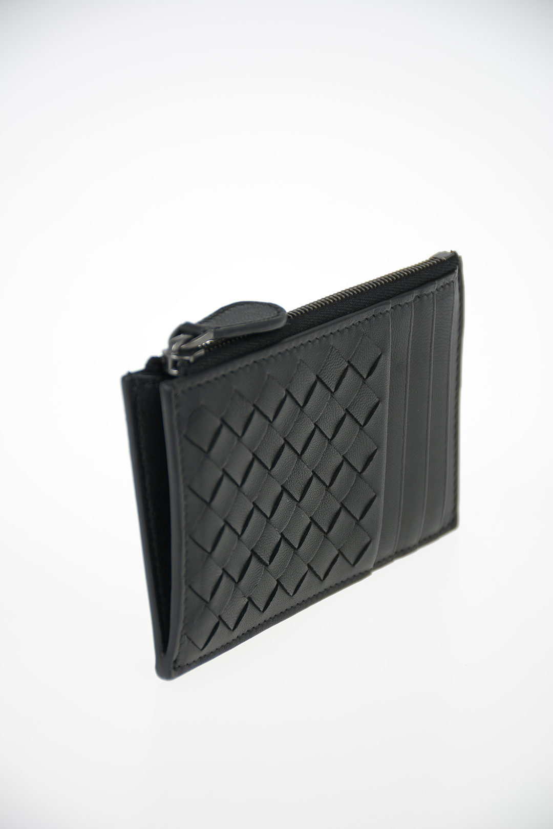 Bottega Veneta Braided Leather Wallet men - Glamood Outlet