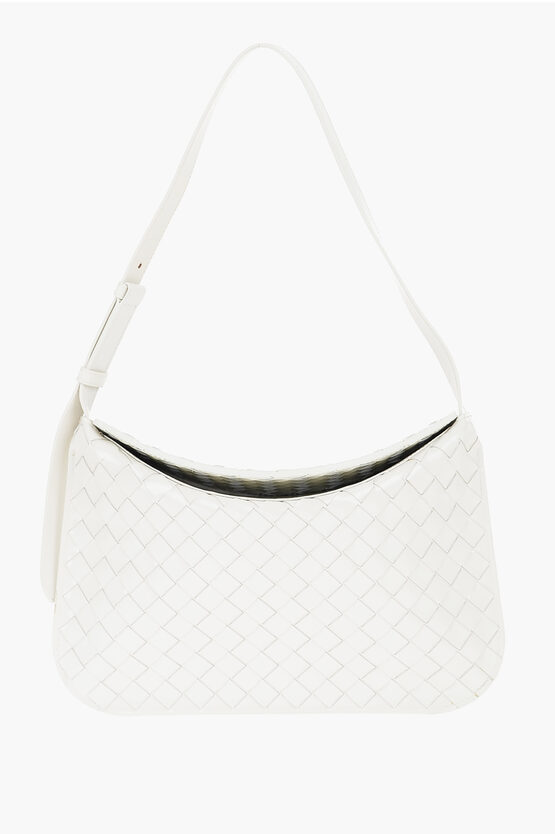 Braided Patent Leather Loop Hobo Bag Size unica