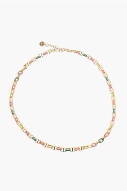 Jil Sander CANDY Necklace キャンディー Jil Sander Brass CANDY Necklace with Pendant women - Glamood