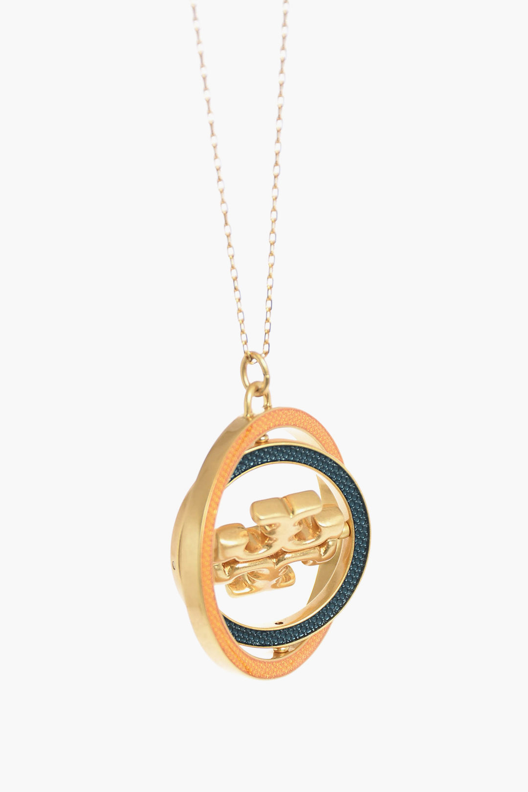 Tory Burch Brass Necklace with Pendant women - Glamood Outlet