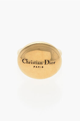 指輪・リング DIOR Brass PEPITE Logoed Ring Dior Brass PEPITE Logoed Ring women - Glamood Outlet