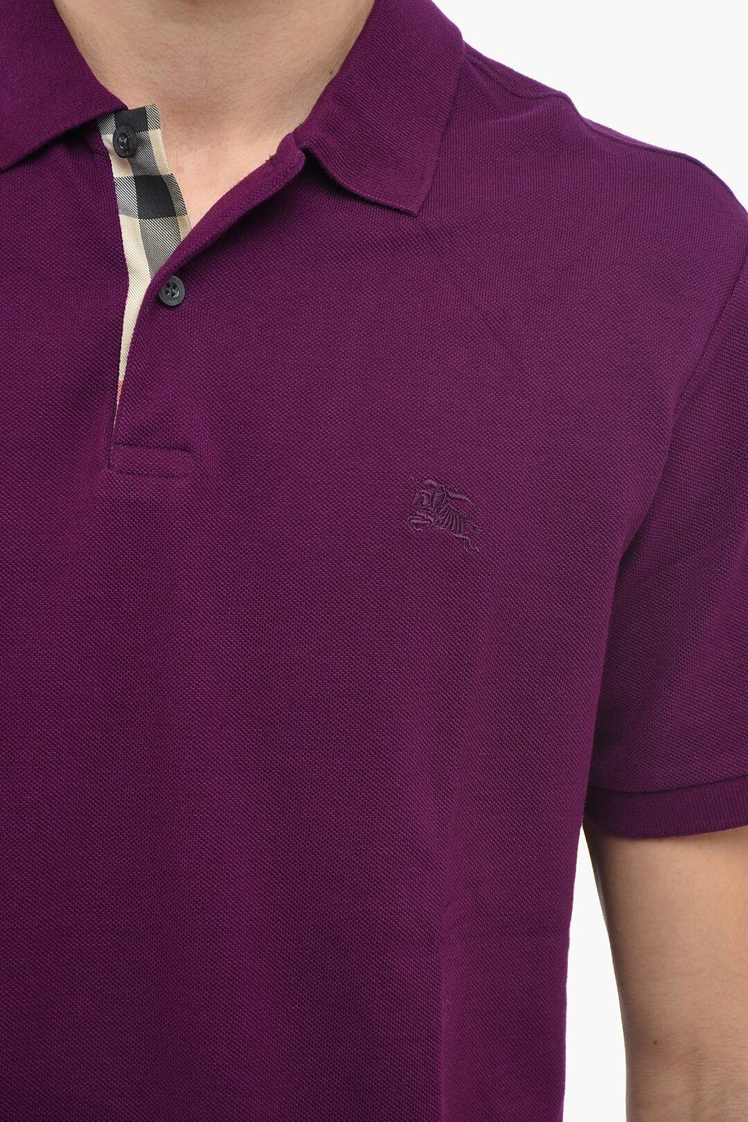 Burberry fashion polo purple