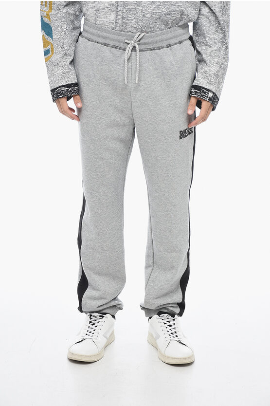 Shop Diesel Brushed Cotton Amsb-edric-ht33 Joggers