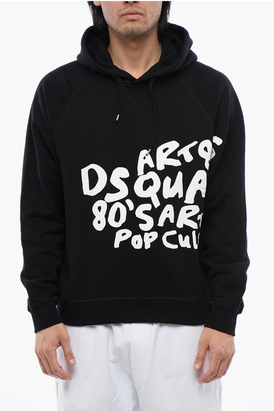 Dsquared2 D2 Pop 80s Cool Fit Hoodie Sweatshirt
