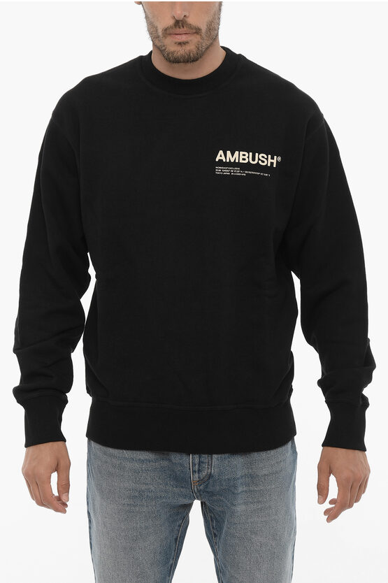 Ambush Logo-print Drop-shoulder Sweatshirt