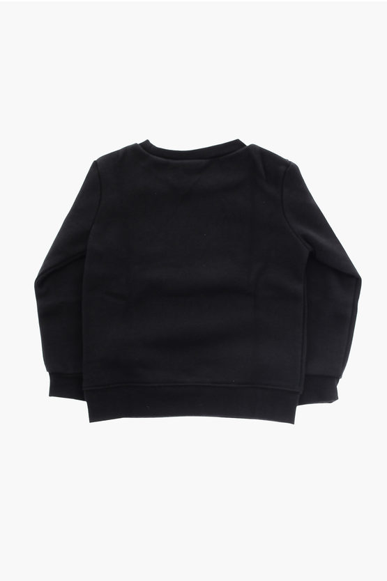Brushed Cotton Crew-neck Sweatshirt