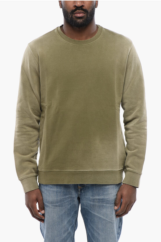 Altea Brushed Cotton Crewneck Sweater