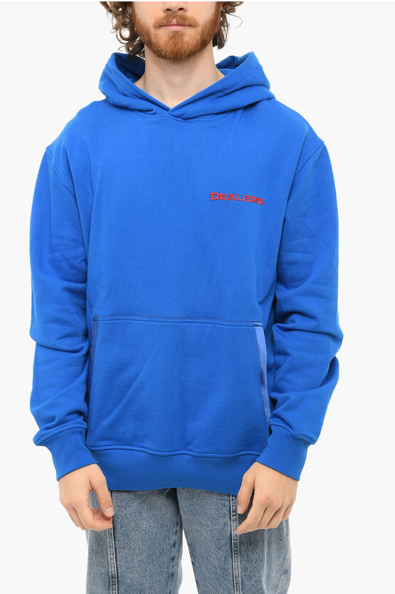 Shop Just Don Brushed Cotton Embroidered Dealers Hoodie