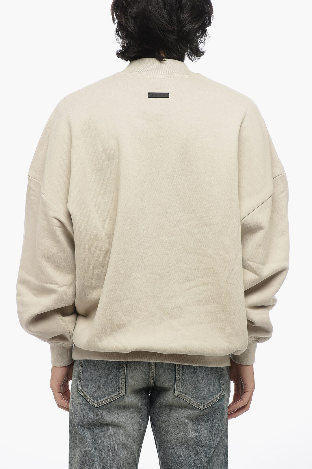Fear Of God Brushed Cotton ETERNAL Sweatshirt with Embossed Fear Of God Brushed Cotton ETERNAL Sweatshirt with Embossed