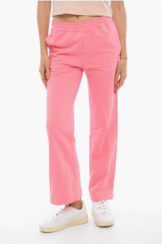 Paul Smith Brushed Cotton Happy Joggers With 3 Pockets In Pink