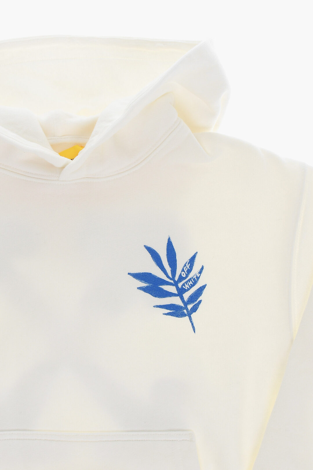 Off-White Kids Brushed Cotton Hoodie with Contrasting Print boys