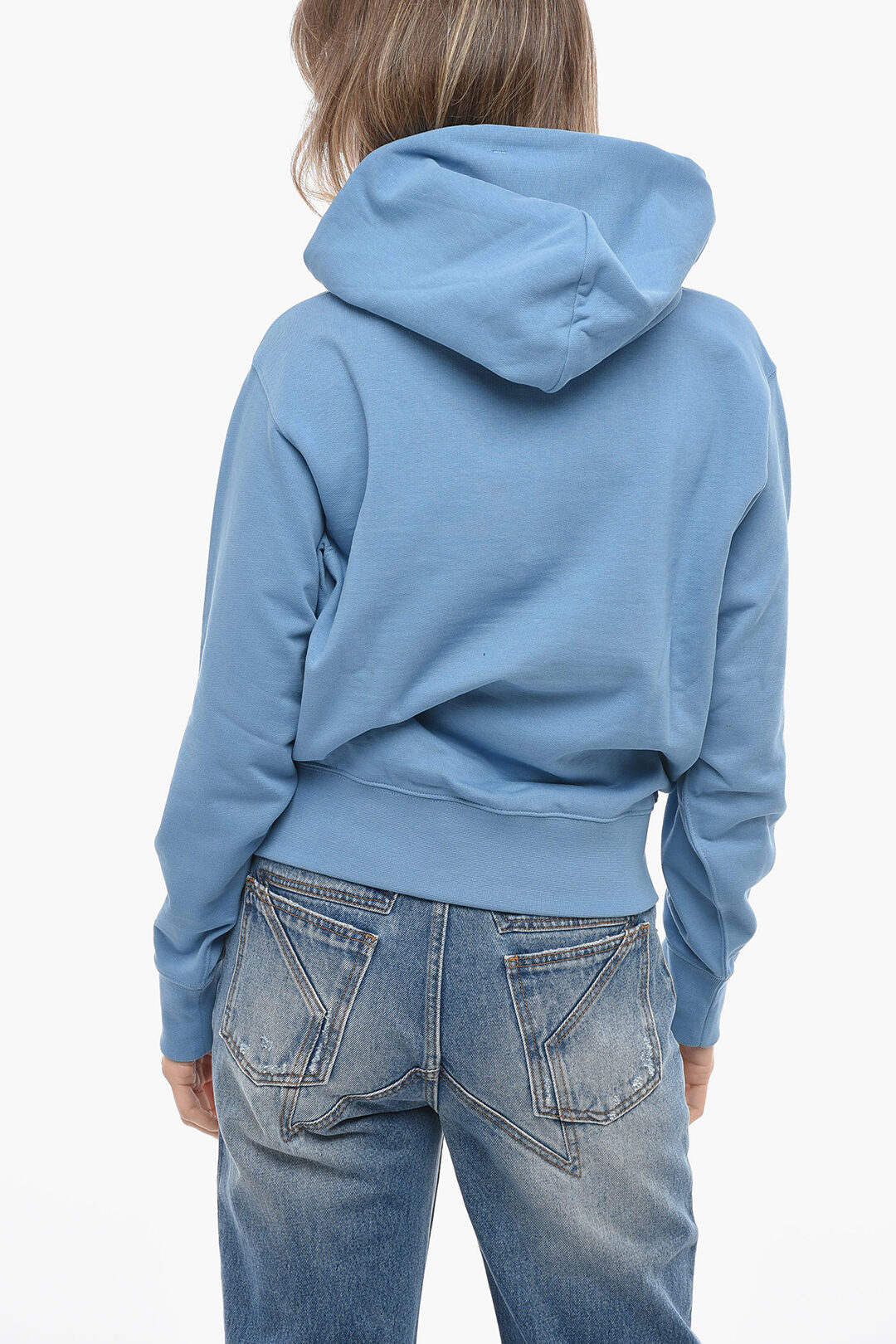 Kenzo Brushed Cotton Hoodie with Embroidered Logo women - Glamood 
