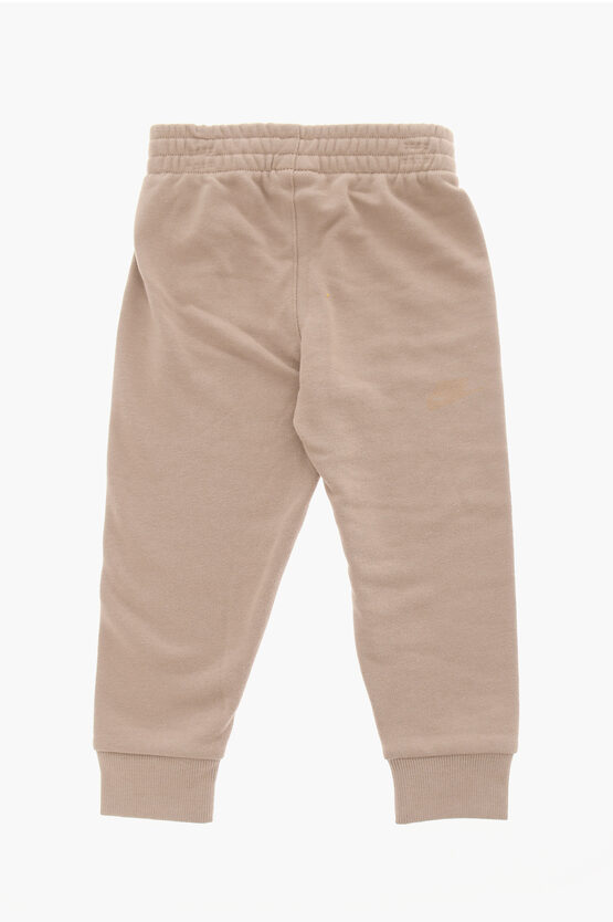 Brushed Cotton Joggers and Crew-neck Sweatshirt Set